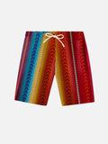 Colorful Cinco De Mayo Stripes Printing Shorts