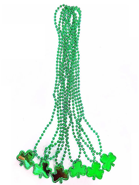 St. Patrick's Day Shamrock Party Decoration Bead Chain（6 pieces）