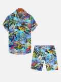 Underwater Wildlife Printed Tropical Summer Party Shorts