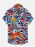 Mazing Koi Fish Hawaii Short Sleeve Shirt