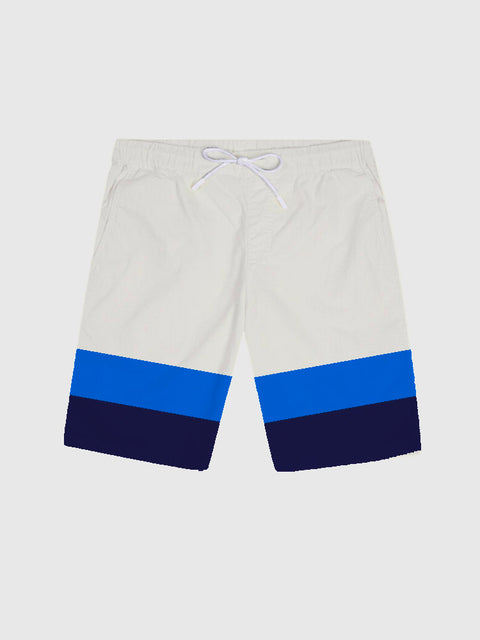 Gradient Blue Printing Men's Shorts