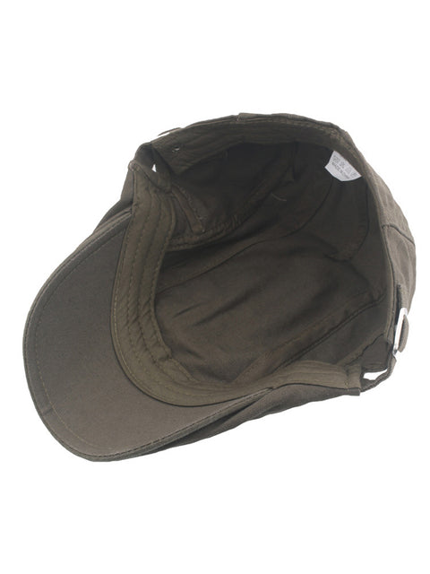 Green Cotton Metal Buckle Adjustable Golf Beret Hat