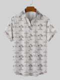 Straw Shed Printed Button Down Men's Short Sleeve Shirt
