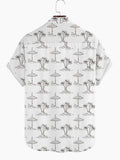 Straw Shed Printed Button Down Men's Short Sleeve Shirt