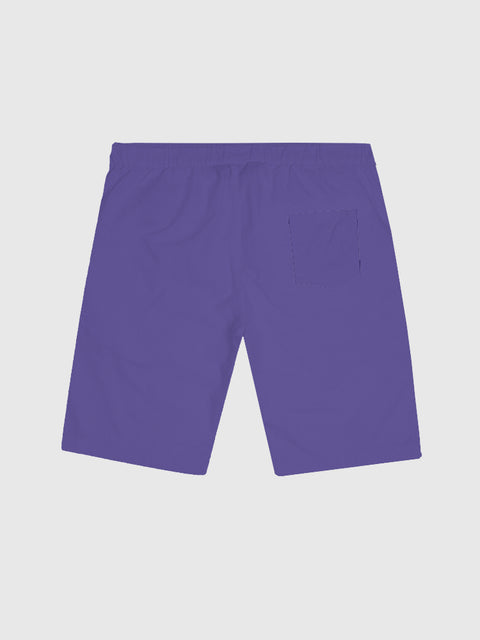 Vintage Shorts für Herren in Lila und Blau mit Nähten