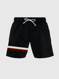 White-Red Stripe Shorts