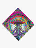 Psychedelic Stunning Hippie Magic Mushrooms Printing Pet Bandana