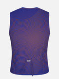 Purple Simple Wave Light Printing V-Neck Suit Vest/Tuxedo Waistcoat And Tie, Can be Worn on Both Sides